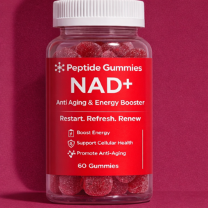 NAD+ Peptide Gummies, Energy Support & Healthy Aging Supplement (60 Gummies)