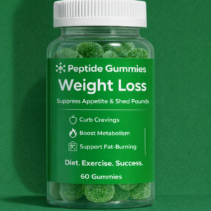 Weight Loss Peptide Gummies, Appetite Control & Metabolism Support Supplement (60 Gummies)
